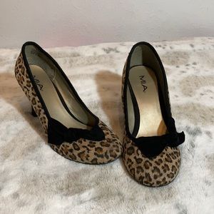 MIA Leopard print heels size 9